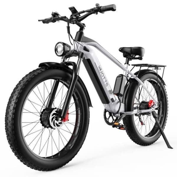 DUOTTS F26 Elcykel 750W*2 Dubbla motorer 20Ah LG Batteri 26*4,0 Fettdäck 55 graders klättring