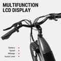 Miniatyrbild 4 av 4: DYU C1 - Elcykel - 26" hjul - 350W Motor - 36V 10AH Batteri - Svart