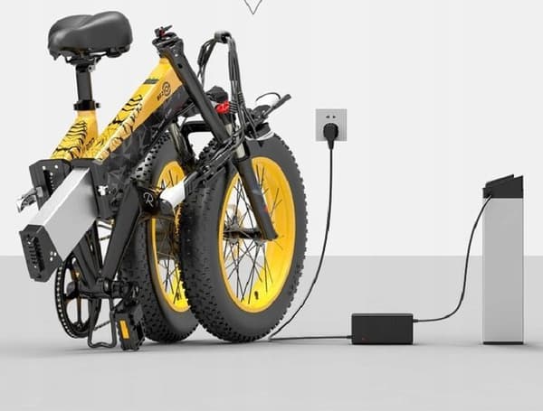 Bezior XF200 elcykel, 1000W elcykelram aluminiumhjul 20 tum 48v 15ah svart