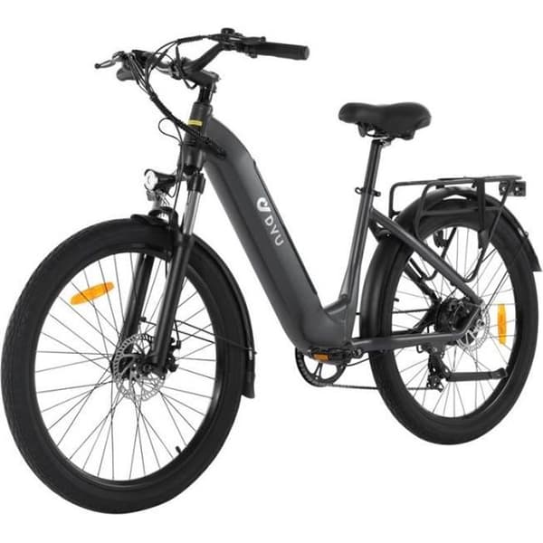 DYU C1 elektrisk stadscykel dam 26 tum 350W 10,4AH Preto