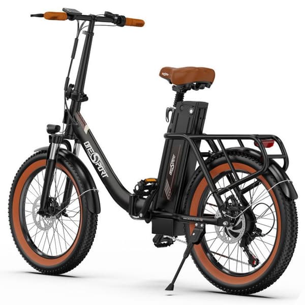 ONESPORT OT16 - Fällbar elcykel - 20" hjul - 250W Motor - 48V 17Ah batteri - Stötdämpare - Disc Friens - Svart