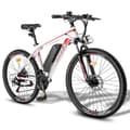 Miniatyrbild 3 av 4: Fafrees Hailong One 26 tum elcykel Räckvidd 55km Främre stötdämpare Shimano 21 speeds Batteri 36V13Ah vit