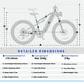 Miniatyrbild 6 av 6: Elcykel DUOTTS E26 Bafang Motor 750W Batteri 48V20Ah 55km/h 26" hjul hydrauliska skivbromsar-APPLIKATION
