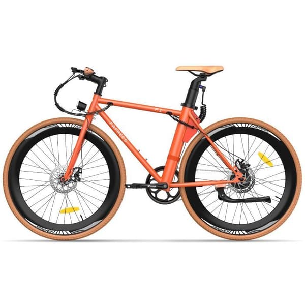 Fafrees F1 elektrisk landsvägscykel, 250W motor, 10Ah batteri, 700C*38C däck, orange