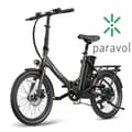 Miniatyrbild 1 av 6: FAFREES F20 Hållbar hopfällbar elcykel - 18,2 Ah batteri - Shimano 7 hastigheter - Metallic svart