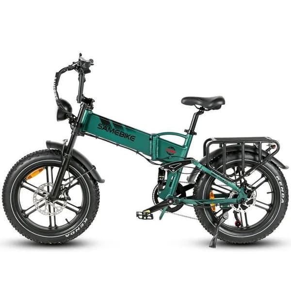 SAMEBIKE RS-A02 hopfällbar elcykel 8V17AH motor 1200W däck 20*4,0 tum GRÖN