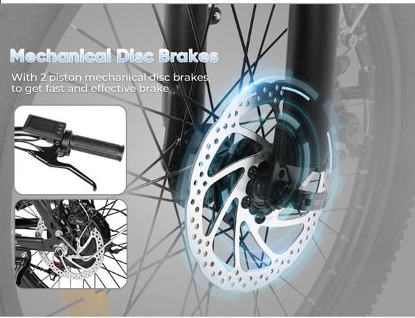 Samebike CY20 hopfällbar elcykel 560 W 32 km/h 20" Mountainbike grön