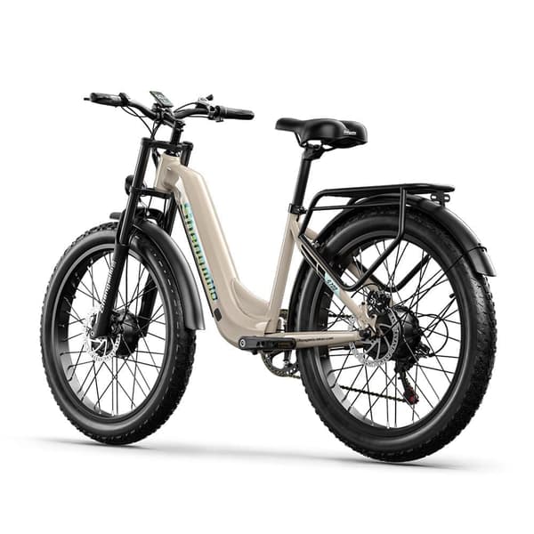 Elektrisk mountainbike Shengmilo S700 2000W motor 17,5AH Samsung batteri 26 tum × 3,0 tum brett däck 48KM/H elcykel 7-växlad 90KM uthållighet
