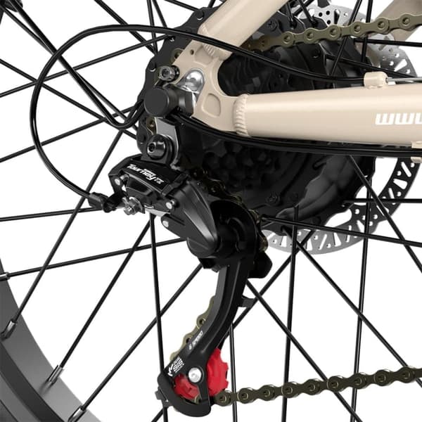 Shengmilo S700 Sähköpyörä 2000W Moottori 17.5Ah Akku 90KM Endurance Sähköpyörä 26" x 3.0" Leveärengas Sähköinen Maastopyörä