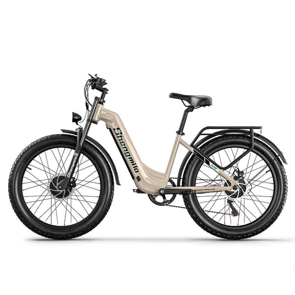 Sähköinen maastopyörä Shengmilo S700 2000W Dual Motor 48V 17.5Ah Samsung Lithium Akku 48KM/H Sähköpyörän leveä rengas 26 tuuman sähköpyörä