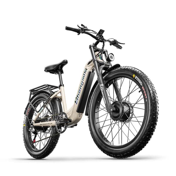 Sähköinen maastopyörä Shengmilo S700 2000W Dual Motor 48V 17.5Ah Samsung Lithium Akku 48KM/H Sähköpyörän leveä rengas 26 tuuman sähköpyörä