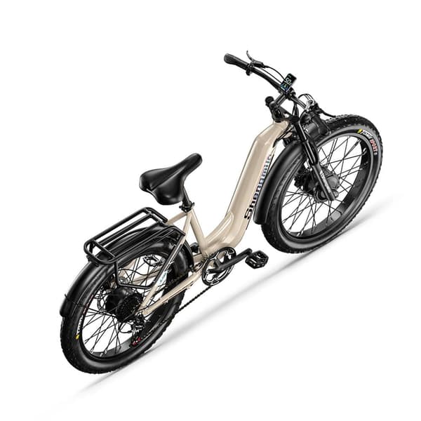Voksen El-cykel  S700 2000W Dual Drive Fat Tire 17,5AH Batteri El-cykel 48KM/H Elektrisk Mountainbike