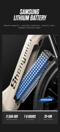 Miniatyrbillede 4 af 11: Voksen El-cykel  S700 2000W Dual Drive Fat Tire 17,5AH Batteri El-cykel 48KM/H Elektrisk Mountainbike
