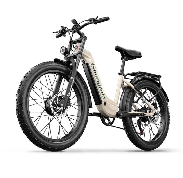 Shengmilo S700 2000W kaksimoottorinen sähköpyörä, 17.5AH Samsung-akku, 26*3.0 rasvarengas, maksiminopeus 48KM/h, Shimano 7 Speed, aikuisten sähköpyörä