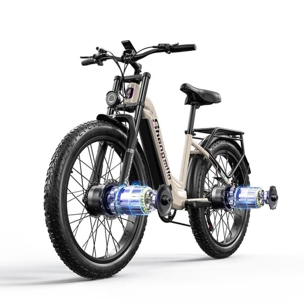 Sähköinen maastopyörä Shengmilo S700 2000W kaksoismoottori 45KM/H 48V 17.5AH akku 90KM kestävyys sähköpyörä