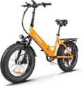 Miniatyrbild 1 av 6: SAMEBIKE 20 Inch E-Bike LOTDM200-II-FT-BO-EU, 48 V 13 Ah avtagbart batteri, Max. upp till 120 km,