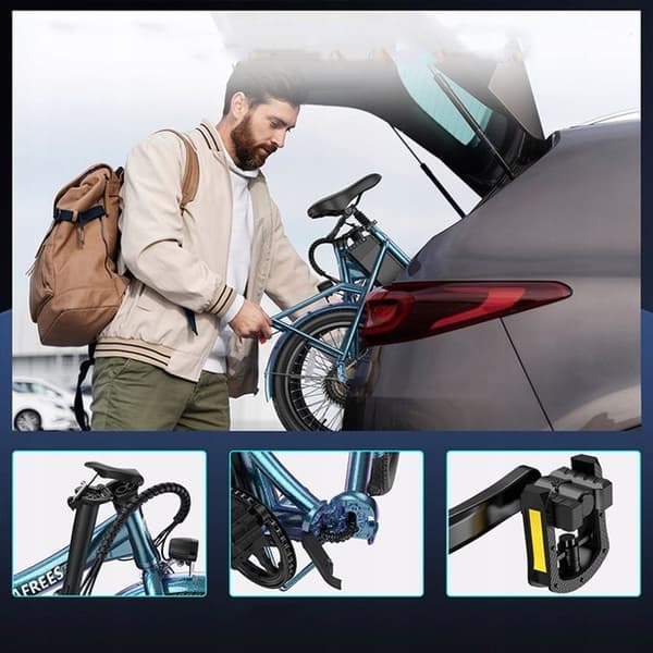 Fafrees F20 Lasting Green E-Bike Folding 20 Inch med batteri 36V 18,2A, 250W 25 km/h SHIMANO 7
