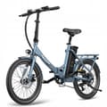 Miniatyrbild 3 av 6: Fafrees F20 Varaktig blå elcykelfällbar 20 tum med batteri 36V 18,2A, 250W 25 km/h SHIMANO 7