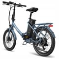 Miniatyrbild 2 av 6: Fafrees F20 Varaktig blå elcykelfällbar 20 tum med batteri 36V 18,2A, 250W 25 km/h SHIMANO 7