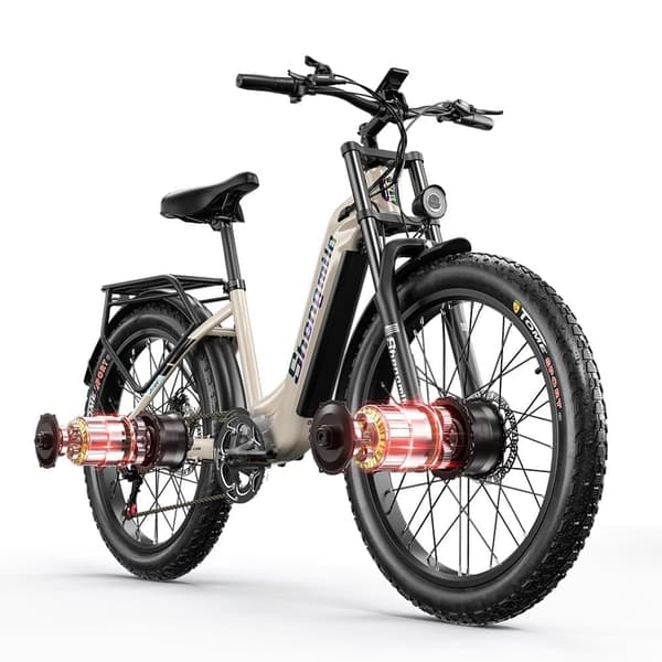 Shengmilo S700 Elcykel Brun