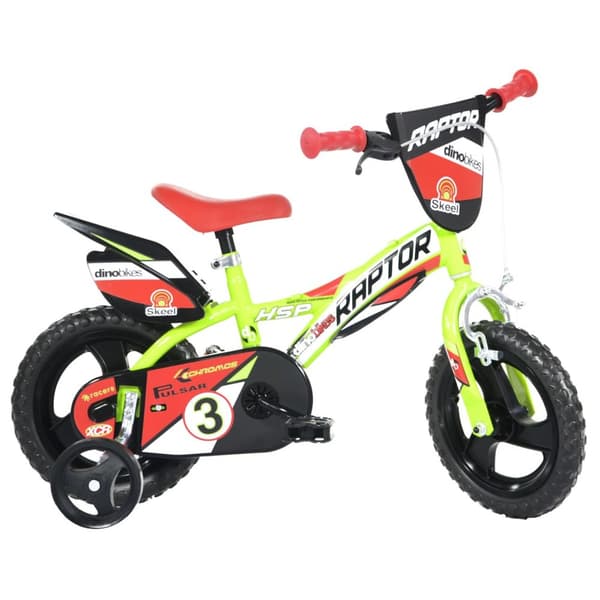 Dino Bikes Raptor Fluorescent 12 Cykel Gul 3-5 Years Dreng