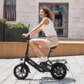 Miniatyrbillede 10 af 11: DYU C3 14'' folde elcykel med 250W motor og 7,5AH batteri, pedalstøttet rækkevidde op til 34KM.