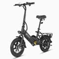 Miniatyrbillede 1 af 11: DYU C3 14'' folde elcykel med 250W motor og 7,5AH batteri, pedalstøttet rækkevidde op til 34KM.