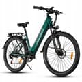 Miniatyrbild 1 av 6: Samebike RS-A01 Pro 15AH 36V 500W 32KM/H Elcykelhjul 27,5" Electric City Bike Green