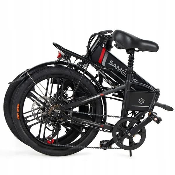 Samebike 20LVXD30-II Elcykel E-BIKE 17,5 tums ram 20" hjul Svart 350W 35km/h 10,4Ah 48V 80KM