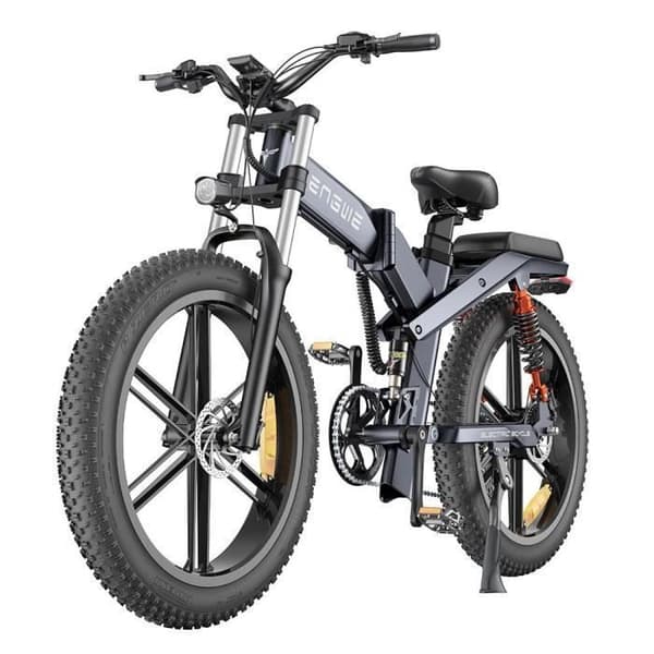Elcykel - ENGWE - X26 - Dubbelbatteri 19Ah &amp; 7.5Ah - Räckvidd 57.7 miles - Däck 26*4.0 tum