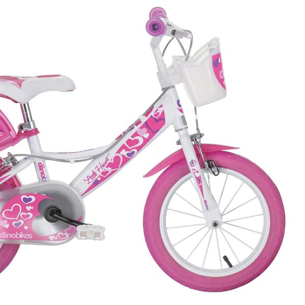 Dino Bikes Hearts 14´´ Pyörä Valkoinen 4-6 Years Poika