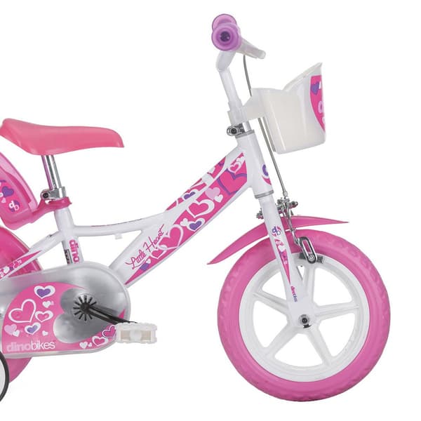 Dino Bikes Hearts 12´´ Pyörä Valkoinen 3-5 Years Poika