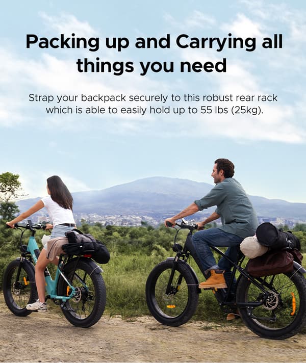 ENGWE E26 elcykler til voksne 250W, 26"x4 fede hjul E-cykel, 48V 16AH batteri, Urban Commuter Ebike, 7-trins hydraulisk skivebremse