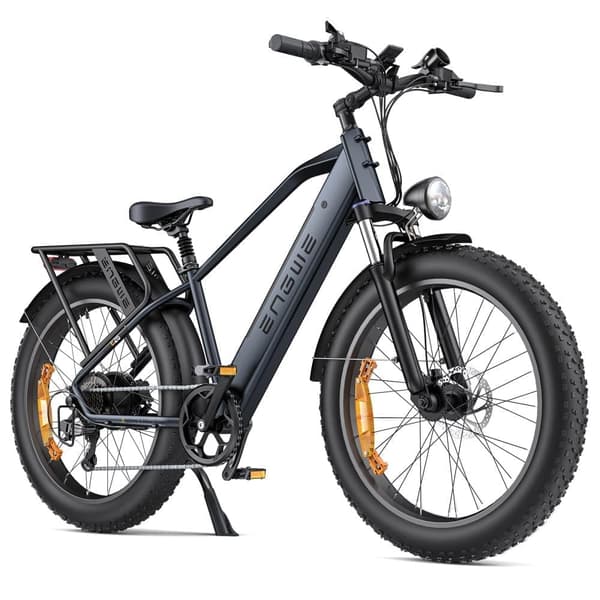 ENGWE E26 sähköpyörät aikuisille 250W, 26"x4 rasvapyörät E-pyörä, 48V 16AH akku, kaupunkiliikennepyörä, 7-vaihteinen hydraulinen levyjarru