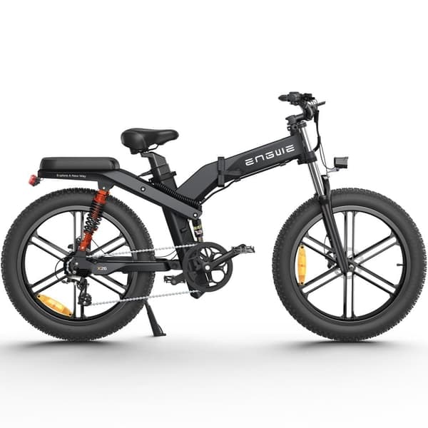 Engwe X26 foldbar elcykel til voksne, 1000W motor, 48V 29.2Ah dobbelt batteri, tophastighed 50 km / t, ren elektrisk rækkevidde 100 km