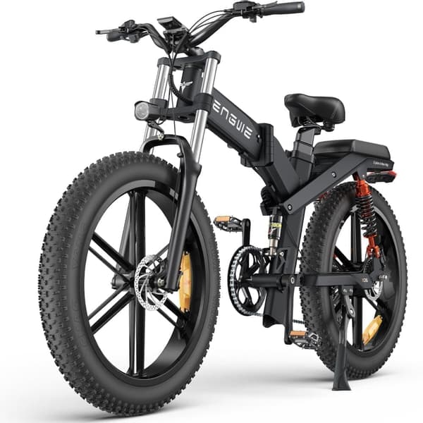 Engwe X26 foldbar elcykel til voksne, 1000W motor, 48V 29.2Ah dobbelt batteri, tophastighed 50 km / t, ren elektrisk rækkevidde 100 km
