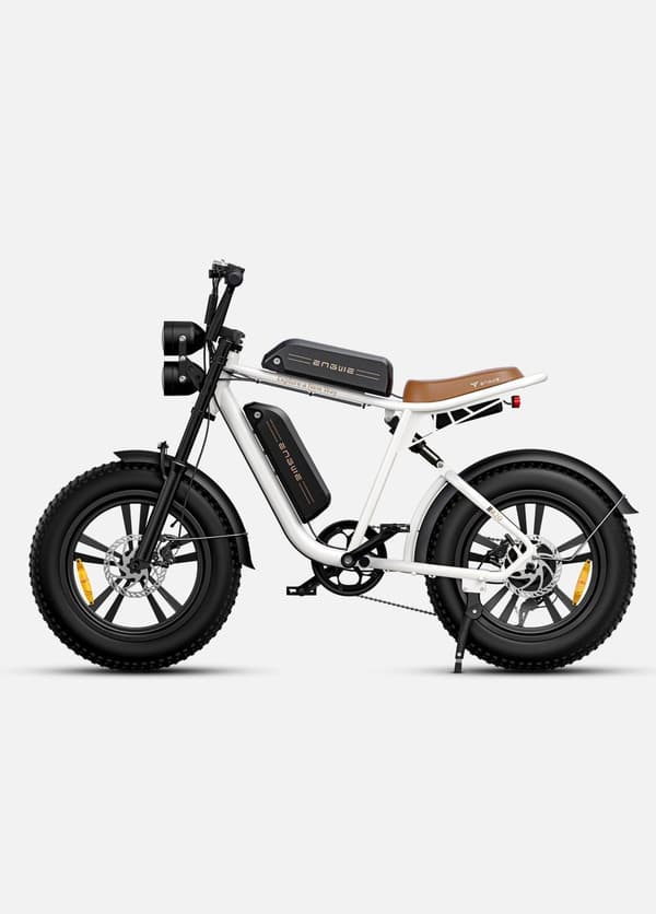 ENGWE M20 elektrisk cykel för vuxna, 20 x 4,0 tum fett däck, 750W 48V 13Ah& 26Ah batteri, ren elektrisk räckvidd 47km&94km, dubbel fjädring
