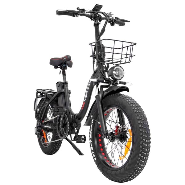 Elcykel DrVetion CT20 för vuxna, hopfällbar, 750W motor, 15ah/20ah Samsung batteri, oljebroms, 20'' fett däck.