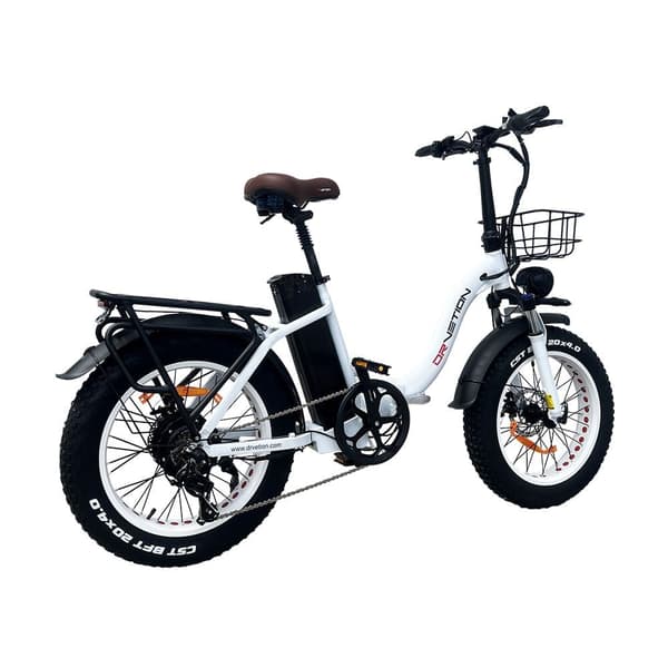 Voksen skridtstil elcykel DrVetion CT20, foldbar, 750W motor, 15ah/20ah Samsung batteri, oliebremse, 20'' fedt dæk.