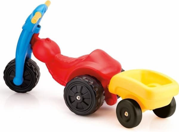 Dolu trehjulet cykel med trailer