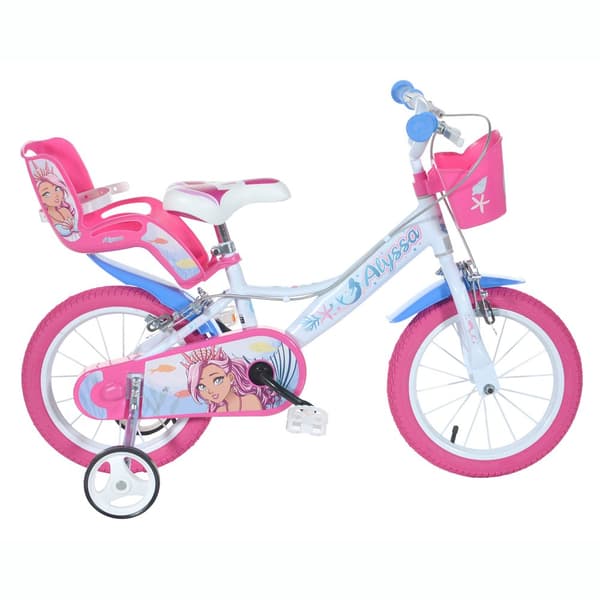 Dino Bikes Mermaid Alyssa 16´´ Cykel Vit 5-7 Years Pojke
