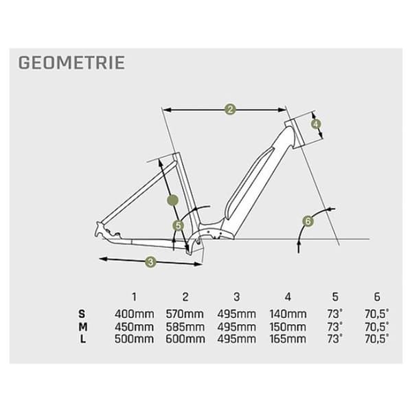 Granville E-absolute 35 Plus Altus Elektriskcykel Grøn L / 500Wh