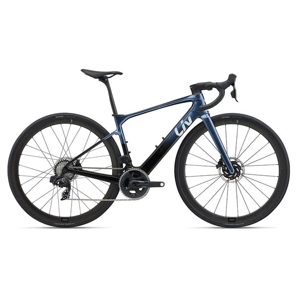 Liv Avail Advanced E+ Elite 1 Syncdrive Move+ Force Axs 2025 Elektrisk Landevejscykel Søvfarvet S / 400Wh