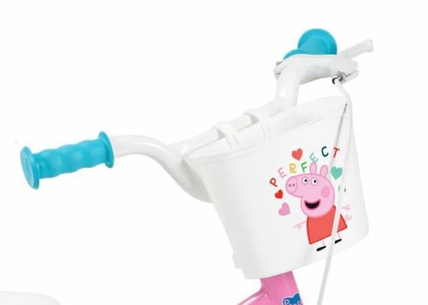 Børnecykel 12" Peppa Pig pink 1195 Pink TOIMSA