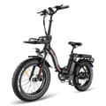 Miniatyrbild 1 av 11: Fafrees F20 MAX hopfällbar elcykel, 500W motor, 48V22.5Ah Samsung batteri, 20 * 4,0" fett däck, tre körlägen
