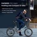 Miniatyrbild 8 av 11: Fafrees F20Light Electric Bike 20 tum, 36V/16,75 Ah batteri, 250W motor, räckvidd upp till 65 – 120 km, hopfällbar