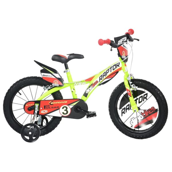 Dino Bikes Raptor Fluorescent 14 Cykel Gul 4-7 Years Pojke