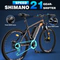 Pikkukuva 8 / 11: FAFREES 26 Hailong One 26 tuuman rengas sähköpyörä MTB maastopyörä SHIMANO 21 nopeus, 250W moottori, 36V 10Ah akku