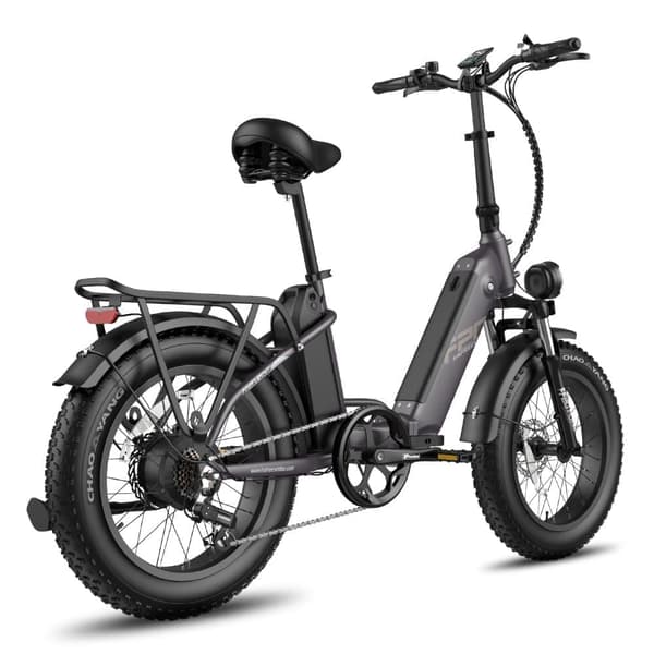 Fafrees FF20 Polar- hopfällbar cykel 20 tum med 48 V 10,4 Ah x 2 batterier,500 W motor och tre körlägen