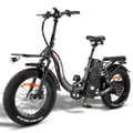 Miniatyrbild 1 av 10: Fafrees F20 X-MAX hopfällbar elcykel 20 tum, 750W motor, 48 V 30 Ah Samsung batteri, 4.0 feta däck lastkapacitet 150 kg